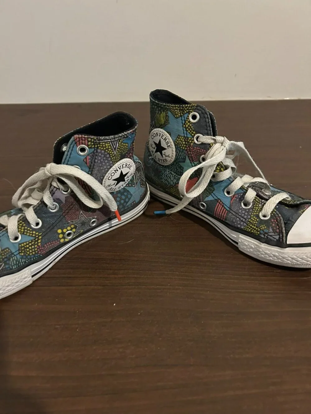 Converse Chuck Taylor All Star Mosaic High Top Sneakers Junior Size 2